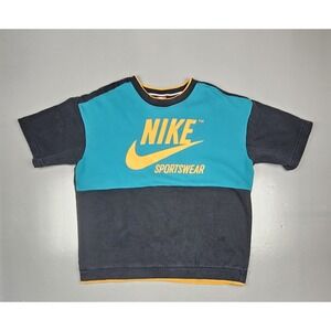 Nike NSW Sweatshirt Mens Lrg. VTG Crewneck Red Tag Archive Black Blue 921747-010